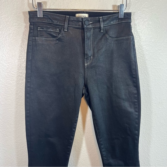 L’AGENCE Marguerite skinny high rise noir natural contrast coated - Picture 3 of 8